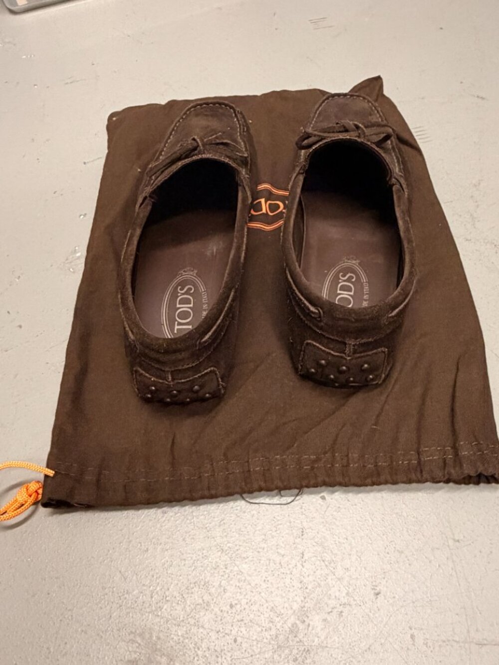 Tod's Gommino City Drivers/Loafers, Brown Suede, Men's 8 - Picture 4 of 6